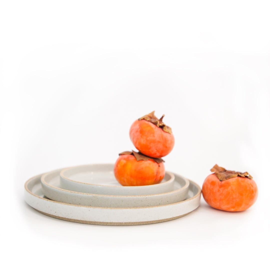 Hasami PorcelainPlate Gloss Gray - Batten Home