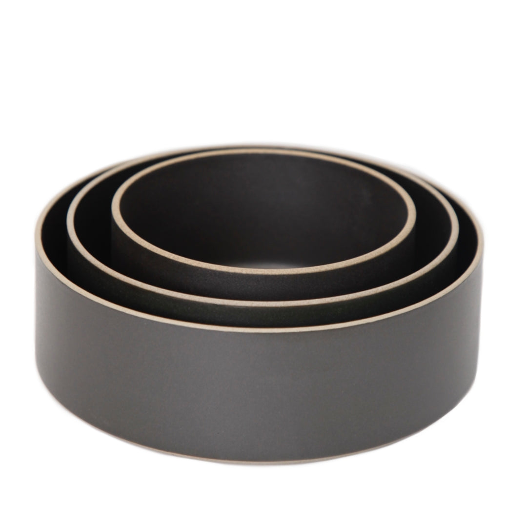 Hasami PorcelainTall Bowl Black - Batten Home