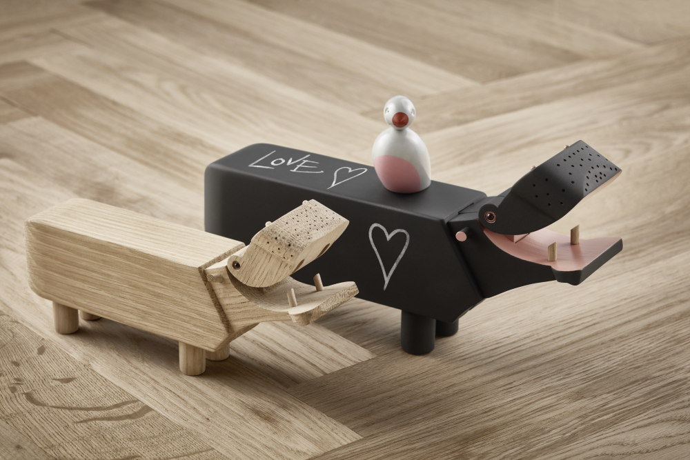 Hippo w/Blackboard Paint