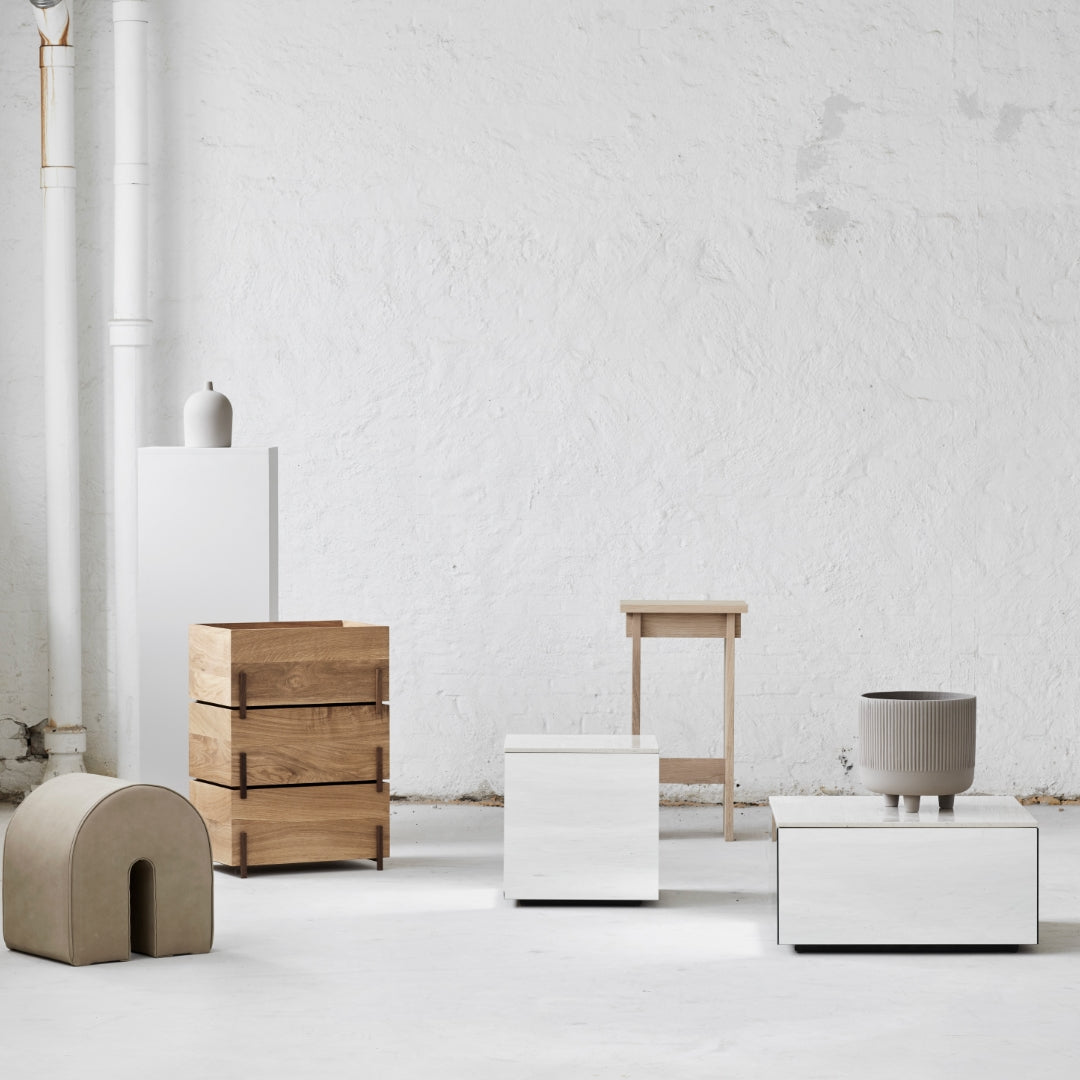 Kristina DamCurved Pouf - Batten Home