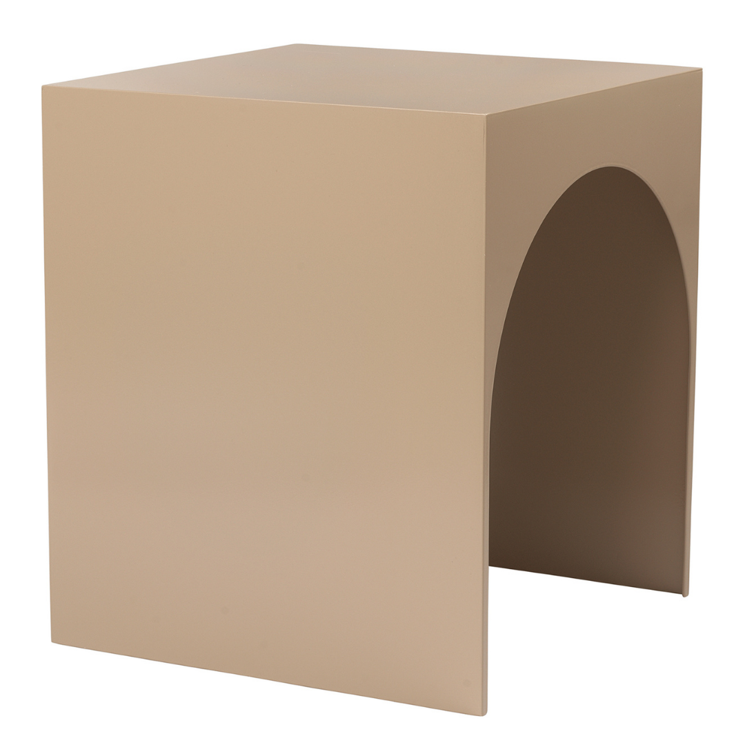 The Kristina Dam Arch Table in Large is a thoughtfully designed piece of furniture that offers a combination of classic Scandinavian style with quality manufacturing and materials. This table is made from powder-coated steel, making it easy to care for and a joy to style with multiple textures in your home. We love the cool tobacco brown color, the perfect neutral for any design palette.