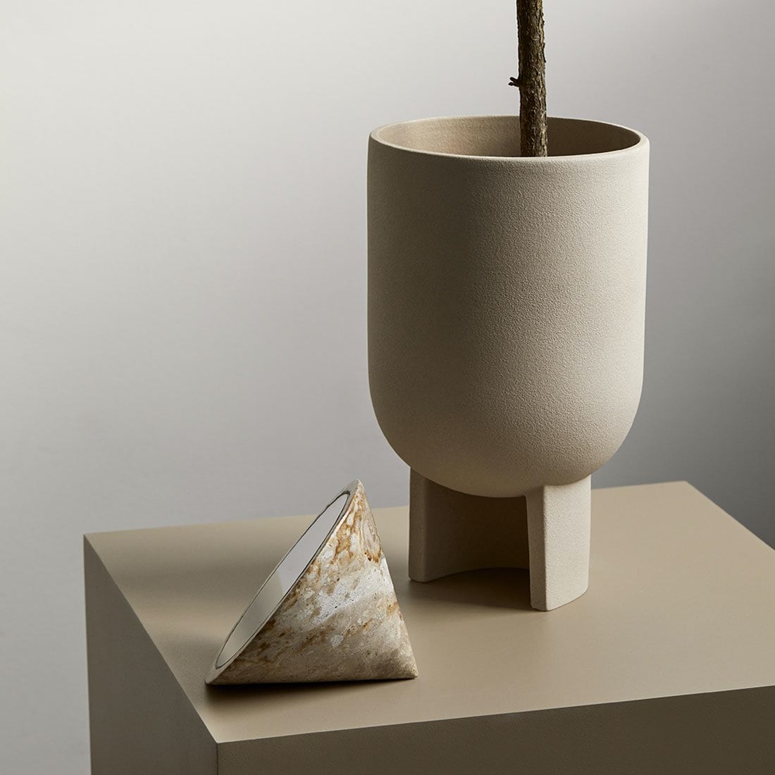 Marble Spinning Top Mirror