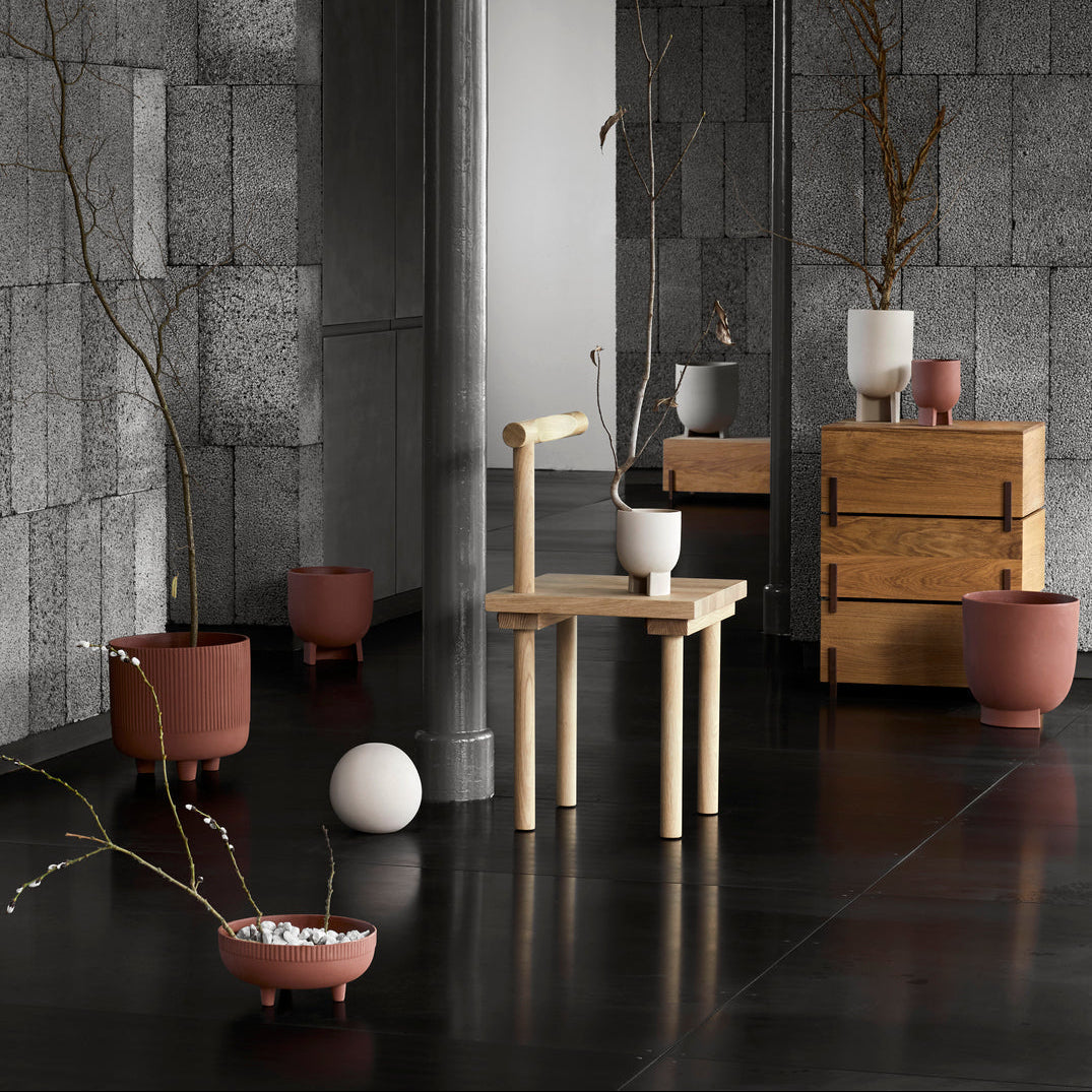 Serene Flowerpot Large Sand - Batten Home
