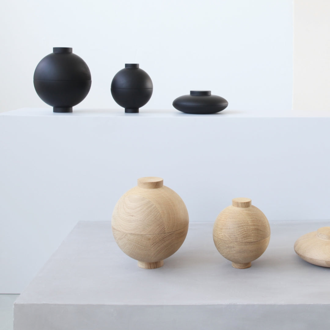 Kristina DamXL Wooden Sphere Oak - Batten Home