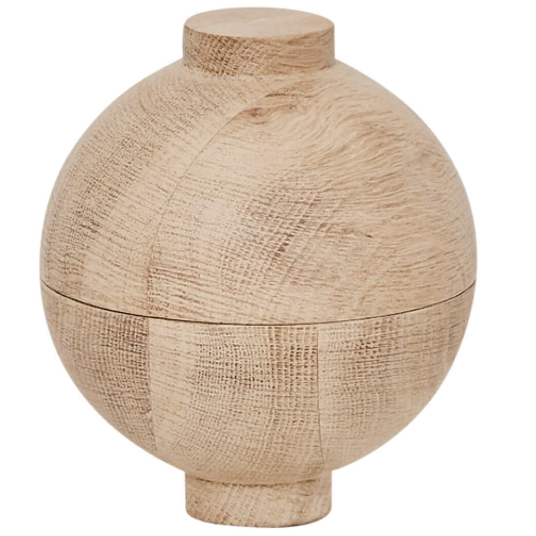 Kristina DamXL Wooden Sphere Oak - Batten Home