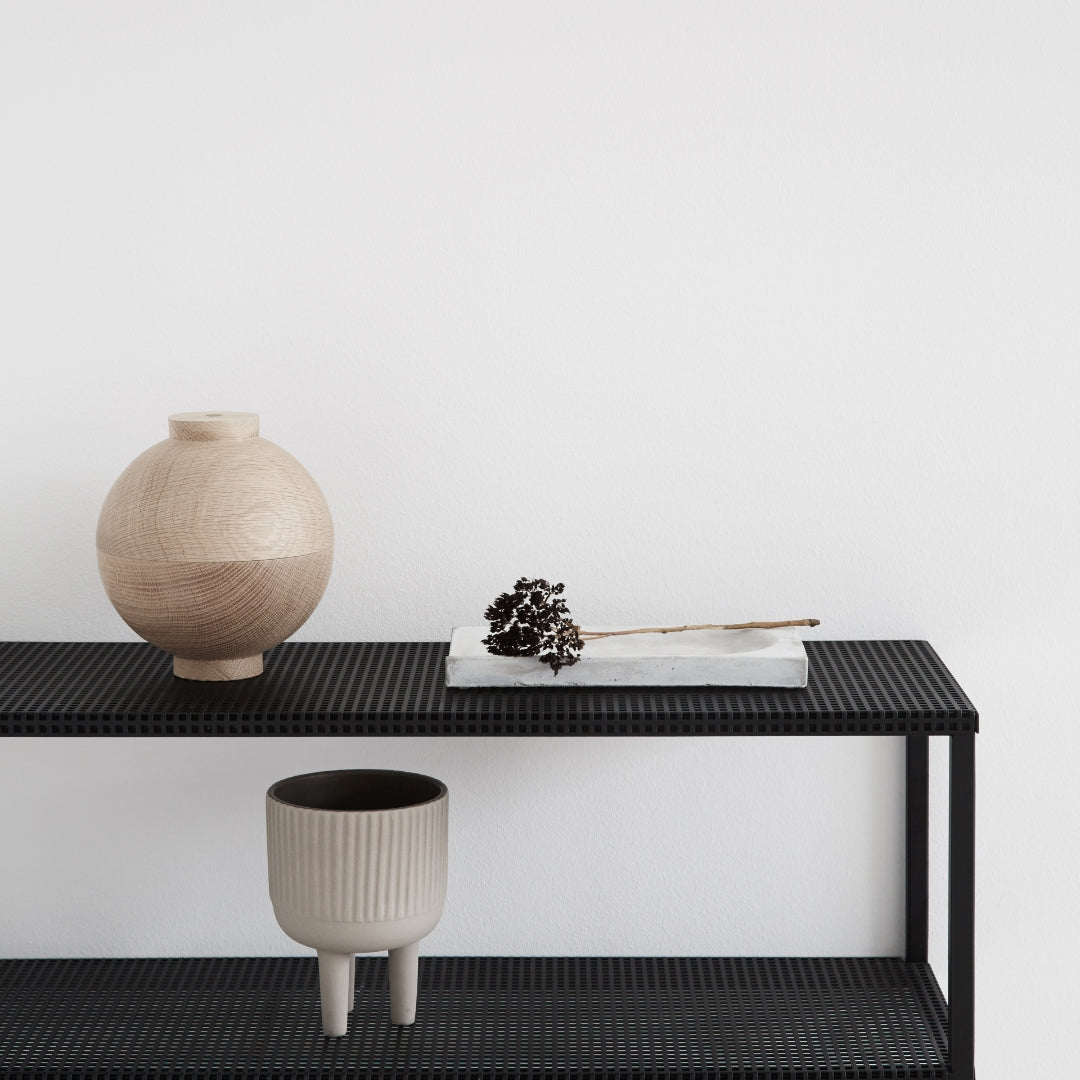 Kristina DamWooden Sphere Black - Batten Home