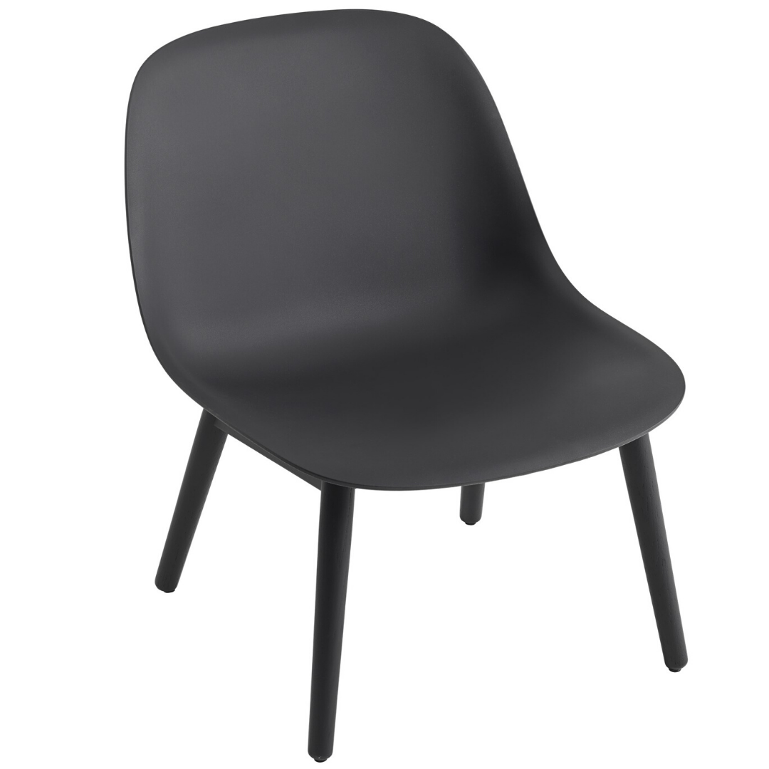 MuutoFiber Lounge Chair - Wood Base - Batten Home