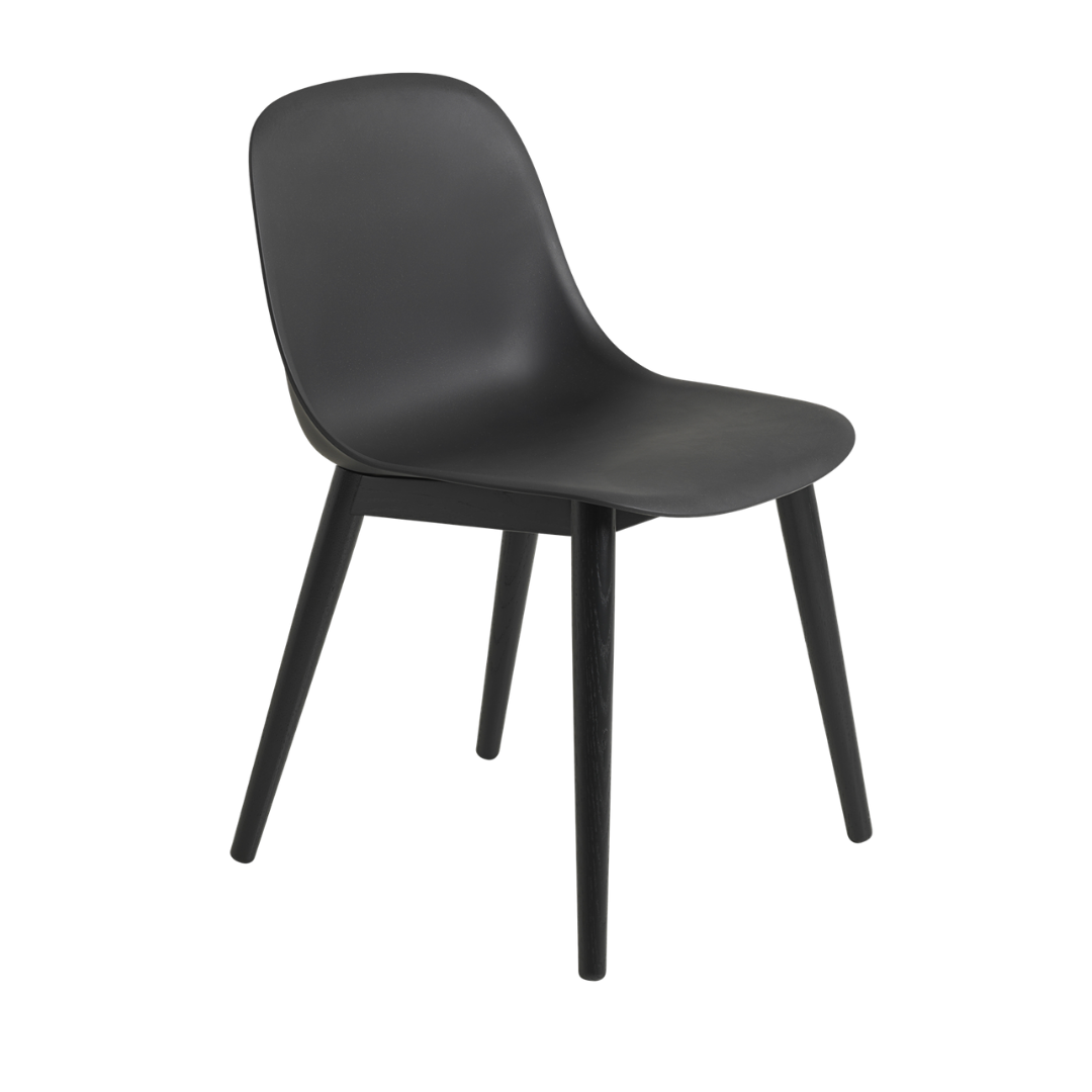 MUUTO Fiber Side Chair - Wood Base - Batten Home MUUTO Fiber Side Chair - Wood Base - Batten Home