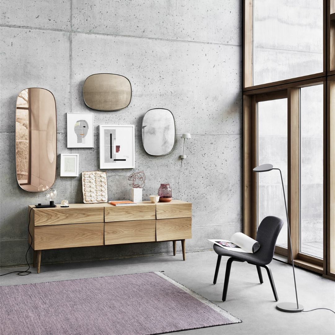 MuutoFramed Mirror - Large - Batten Home