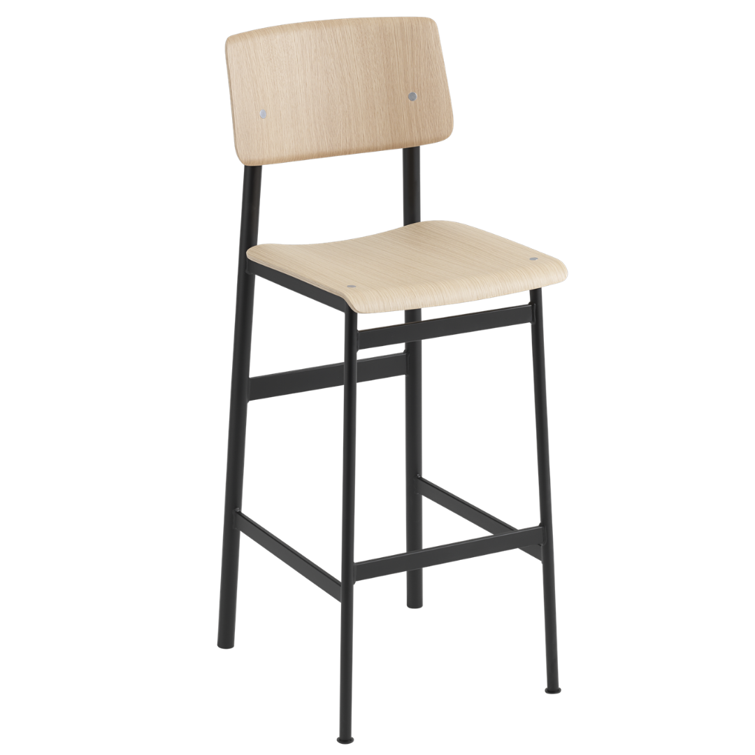 スツール MUUTO LOFT COUNTER STOOL & BAR STOOL MUUTO Loft Bar Stool - Batten Home