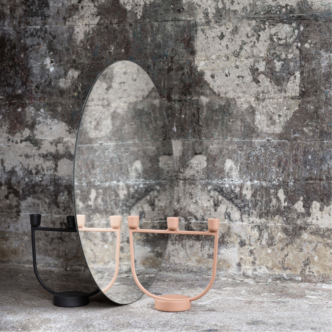 The Open Candelabra was created by MUUTO in collaboration with Jens Fager as a simple but aesthetically pleasing addition anywhere in the styled home. The Open Candelabra is created using powder coated aluminum alloy, which is casted then assembled by hand. We love this styled as a centerpiece on the dining table, but it's also a stunning piece for an entryway credenza or console. It's also the perfect gift for your favorite gathering host.