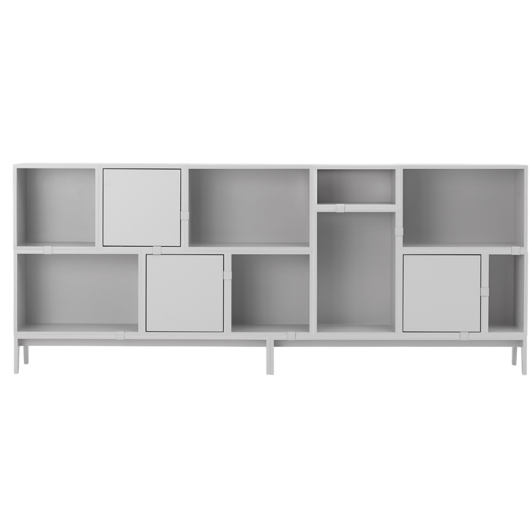 The Stacked Storage System in Configuration Seven by MUUTO is a thoughtfully curated product using the Stacked Storage System Collection. Individually, the Stacked Storage System can be modified in endless ways to create and aesthetically pleasing storage solution in any space needed.