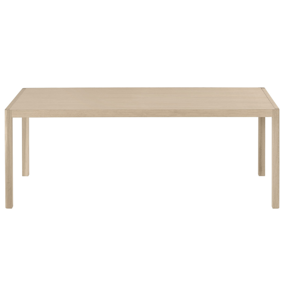 The Workshop Table 200 by MUUTO was designed in collaboration with Cecilie Manz resulting in a modern table made from high quality materials with attention to detail. This timeless piece is the ideal expression of Scandinavian style, with impressive craftsmanship, and either the classic oak or Warm Grey with Oak option would look perfect in any dining room or home office.