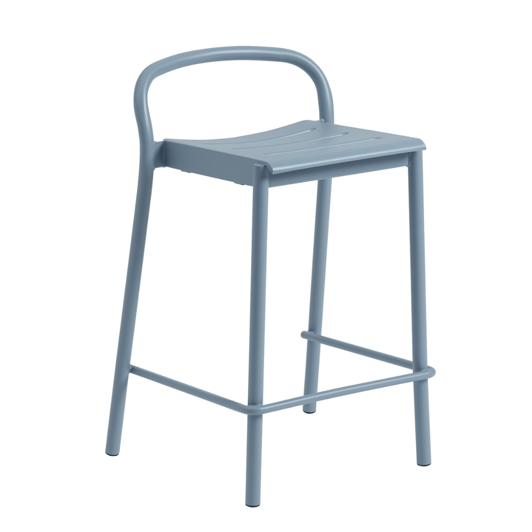 Linear Steel Counter Stool