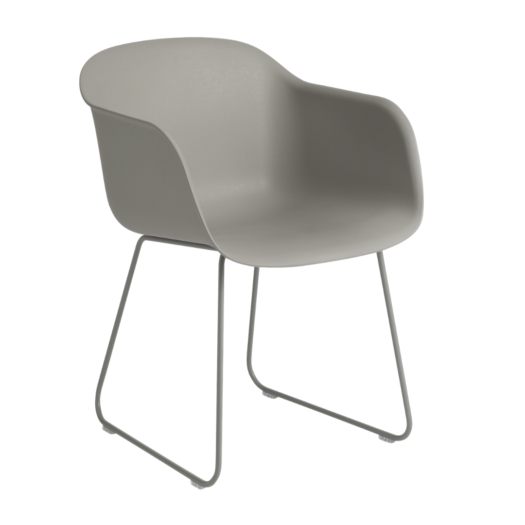 MuutoFiber Armchair - Sled Base - Batten Home