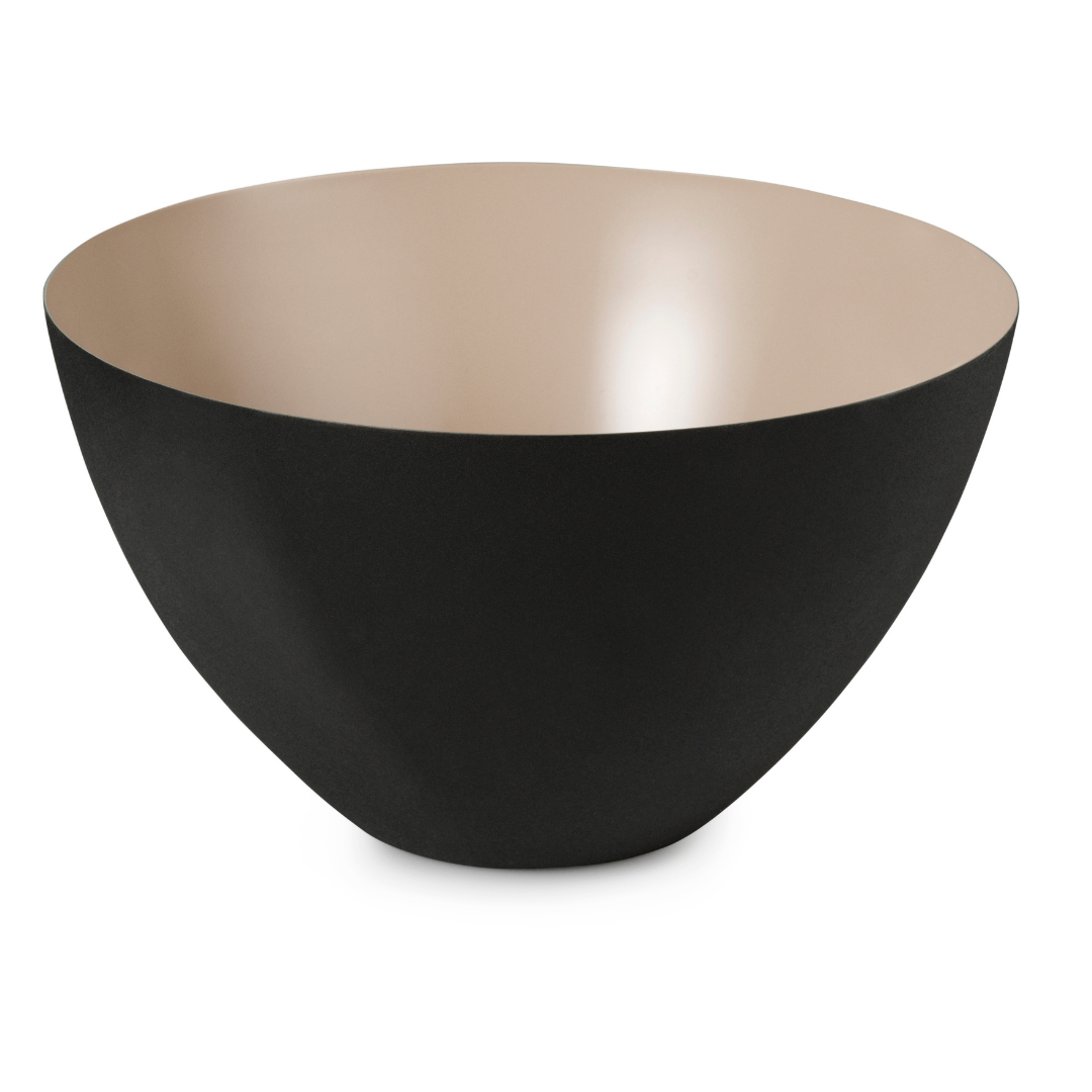 The Krenit Bowl by Normann Copenhagen was inspired by contemporary shapes that are both expressive and fully functional for everyday use. We love its distinct shape, which is both vintage yet modern.The Krenit Bowl is available in five different sizes, and looks great when used as a set or solo.