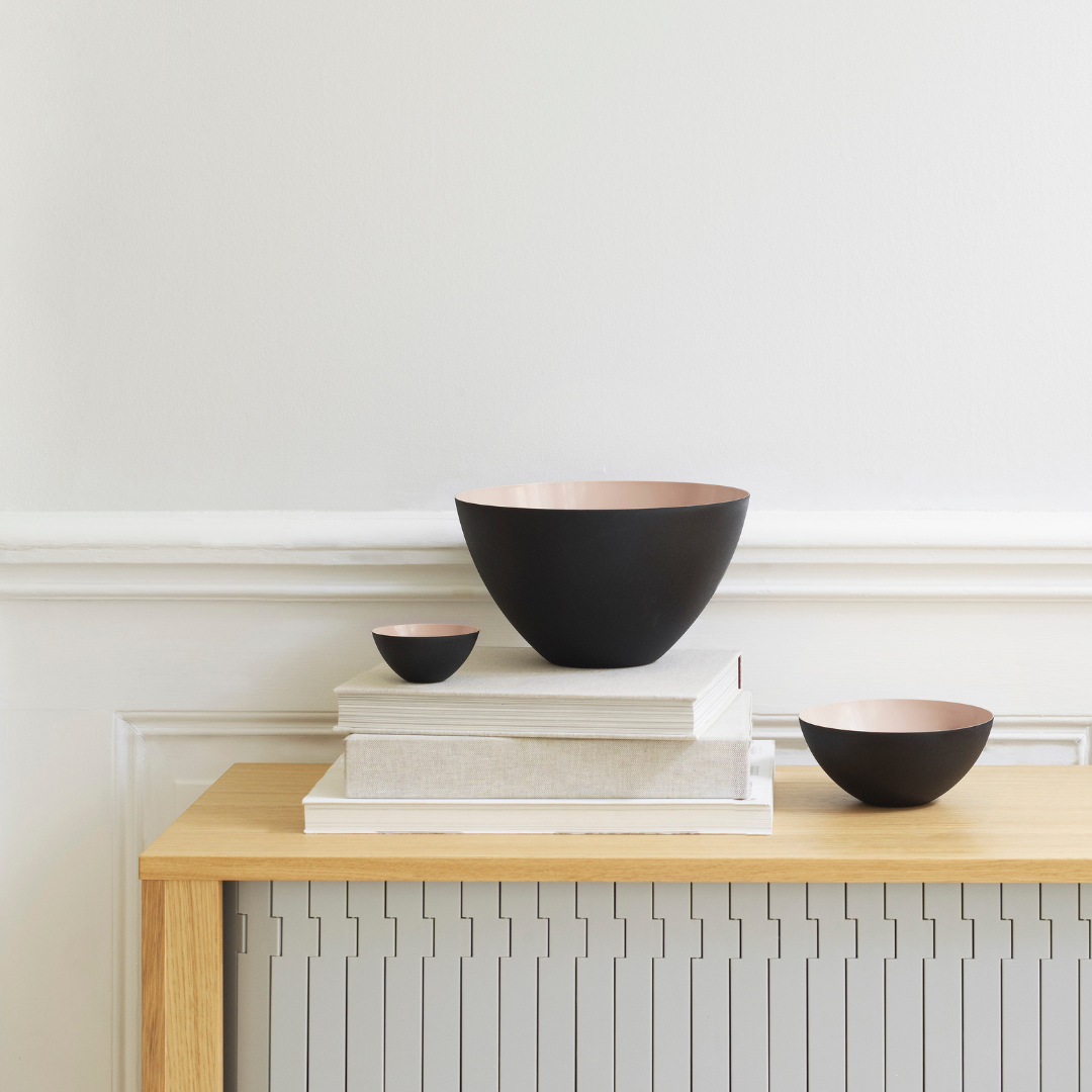 The Krenit Bowl by Normann Copenhagen was inspired by contemporary shapes that are both expressive and fully functional for everyday use. We love its distinct shape, which is both vintage yet modern.The Krenit Bowl is available in five different sizes, and looks great when used as a set or solo.