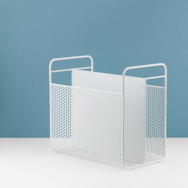 The Analog Magazine Rack by Normann Copenhagen was designed by Simon Legald as a gorgeous yet simple way to display records, magazine or anything else you may be holding onto. It's simultaneously modern, nostalgic and a little industrial.
