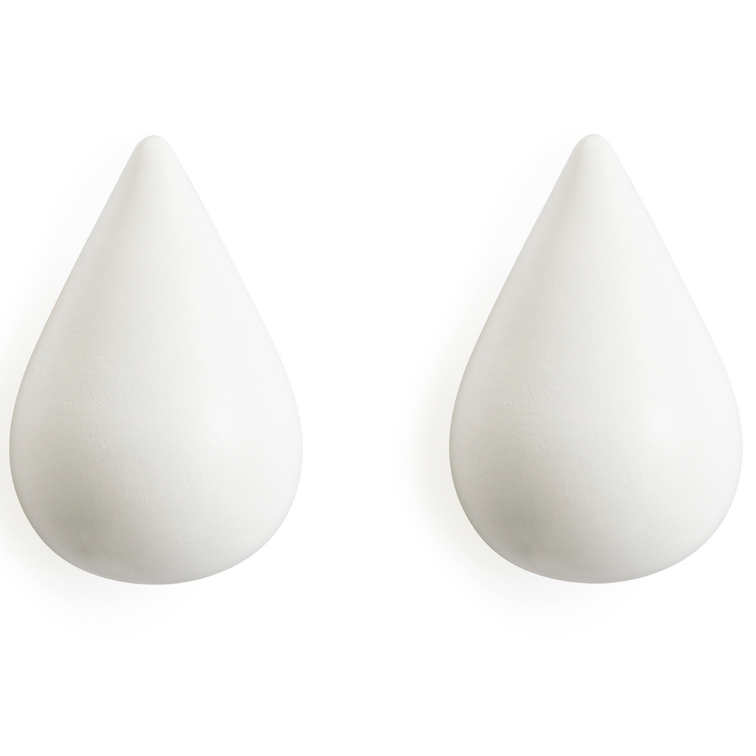 The Dropit Hooks by Normann Copenhagen were created in collaboration with Asshoff & Brogård as an expressive way to hang your favorite items from the wall. We love the teardrop shape of this simple wooden hook, which looks cool styled in pairs or in larger groupings too.