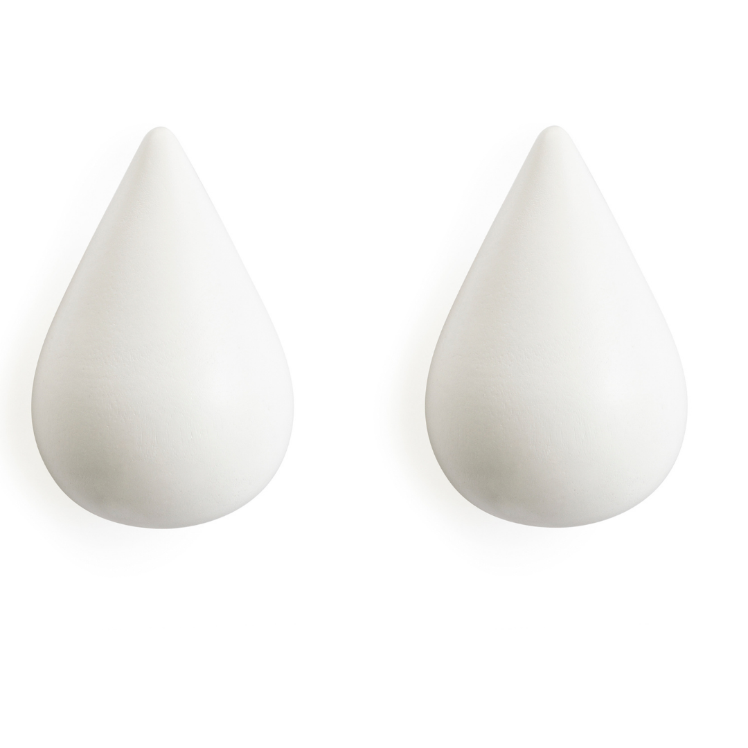 The Dropit Hooks by Normann Copenhagen were created in collaboration with Asshoff & Brogård as an expressive way to hang your favorite items from the wall. We love the teardrop shape of this simple wooden hook, which looks cool styled in pairs or in larger groupings too.