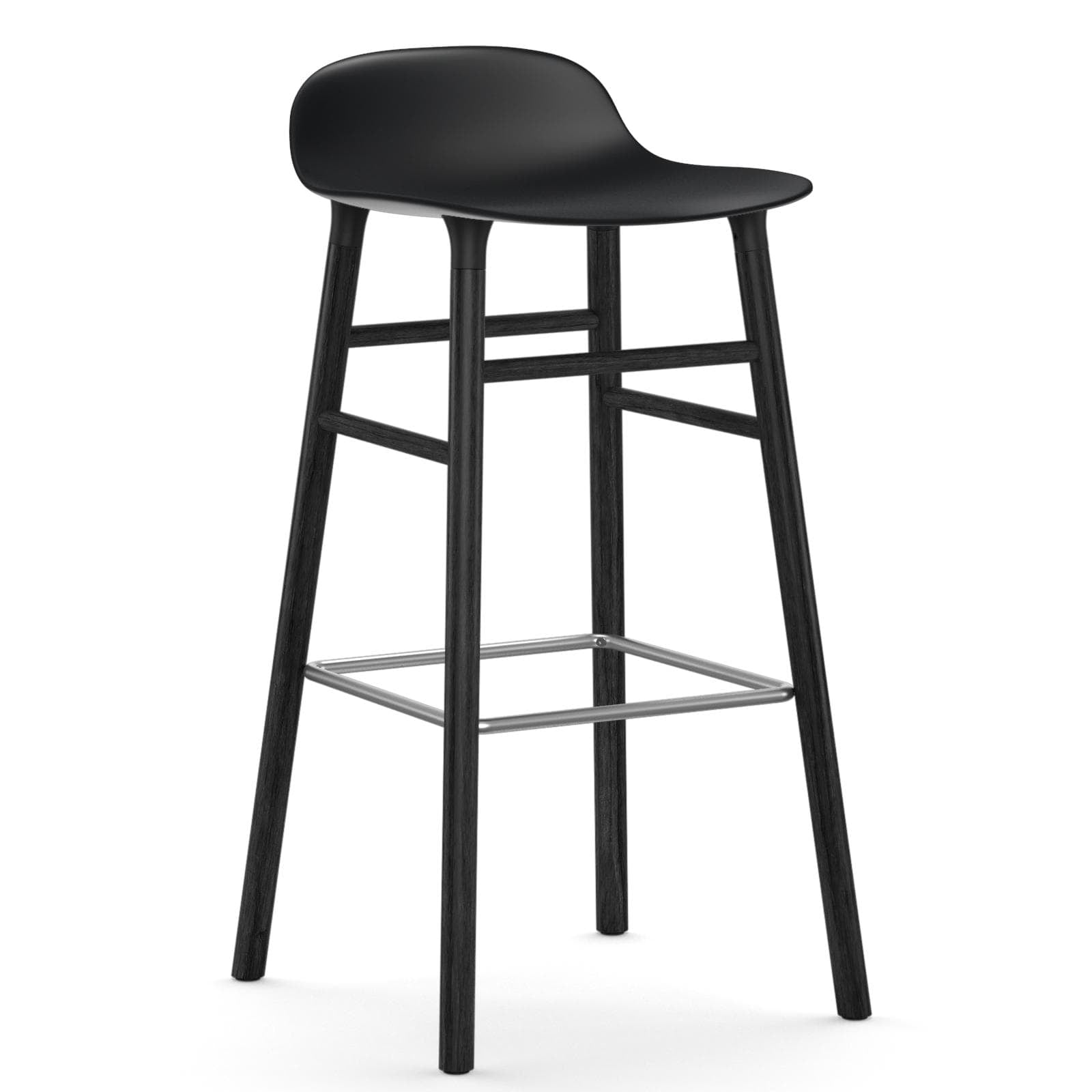 Form Barstool - Wood Legs