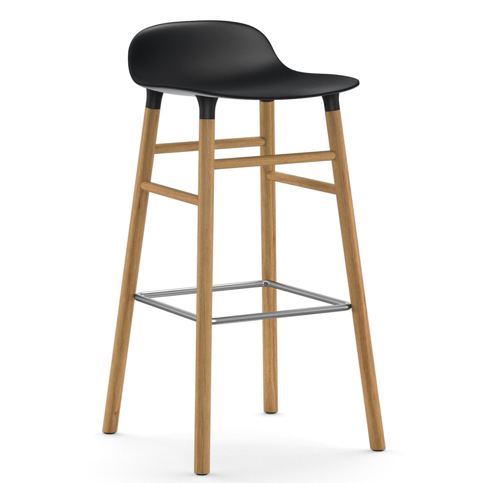 Form Barstool - Wood Legs