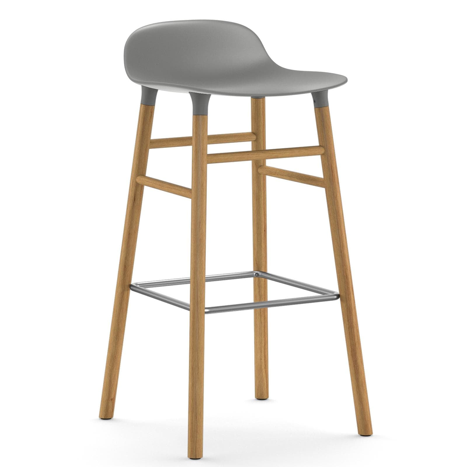Form Barstool - Wood Legs