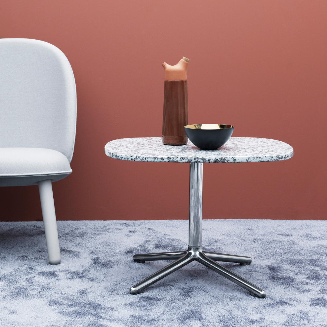 The Junto Carafe by Normann Copenhagen was inspired by traditional Spanish ceramics in a beautiful fired terracotta. We love the organic shape of the handmade stoneware, which creates the perfect spout for pouring water or juice from the carafe.