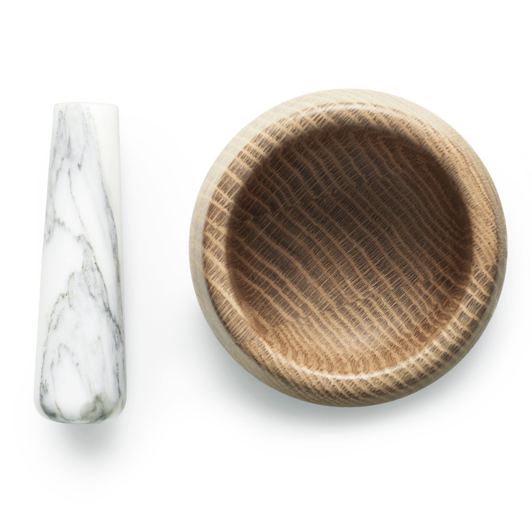 The Craft Mortar & Pestle is just one piece of the beautiful collaboration between Normann Copenhagen and Danish designer Simon Legald. The Craft Collection offers a variety of kitchen essentials, made of quality materials that are suitable for everyday use.