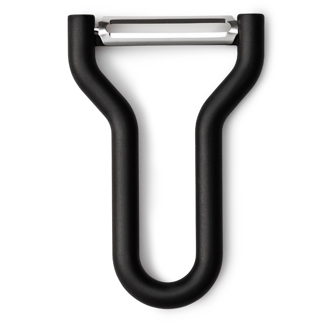 The Peeler by Normann Copenhagen was created in collaboration with HolmbäckNordentoft as an easy-to-use cooking accessory that is a simple and functional tool with a designer look that is needed in every kitchen.