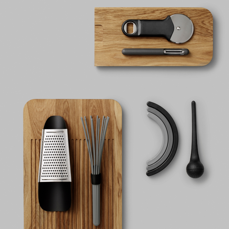 The Pin Peeler by Normann Copenhagen was created in collaboration with Jan Christian Delfs as a simple, functional and aesthetically pleasing kitchen accessory.   Jan Christian Delfs is the recipient of a number of notable design awards. He is best known for his design contributions of household accessories that range from electronics to manual every day items such as the Normann Copenhagen Pin Peeler.