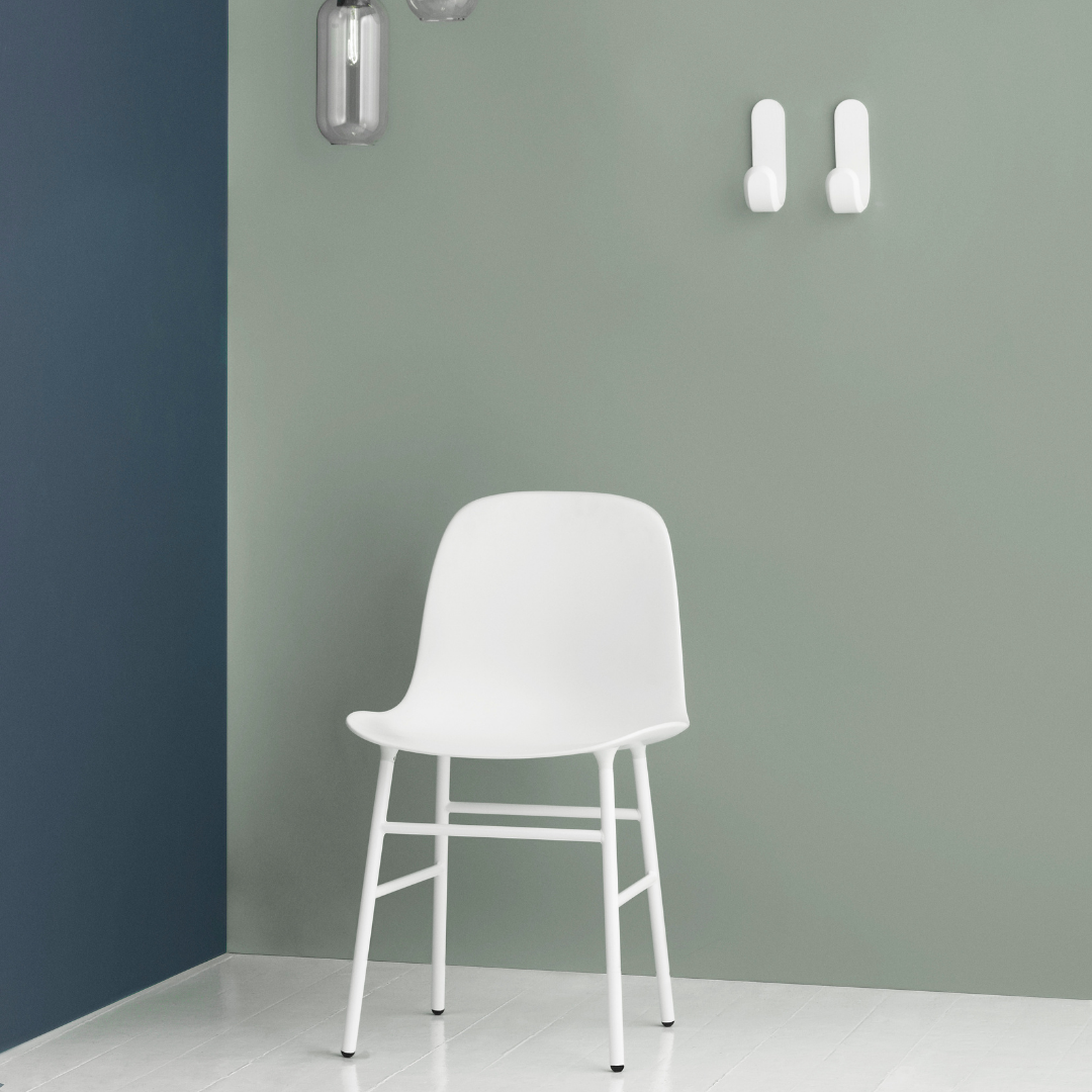 The Curve Hook by Normann Copenhagen was designed in collaboration with Danish designer Peter Johansen as a modern take on the classic hook often found in the entryway of the home.