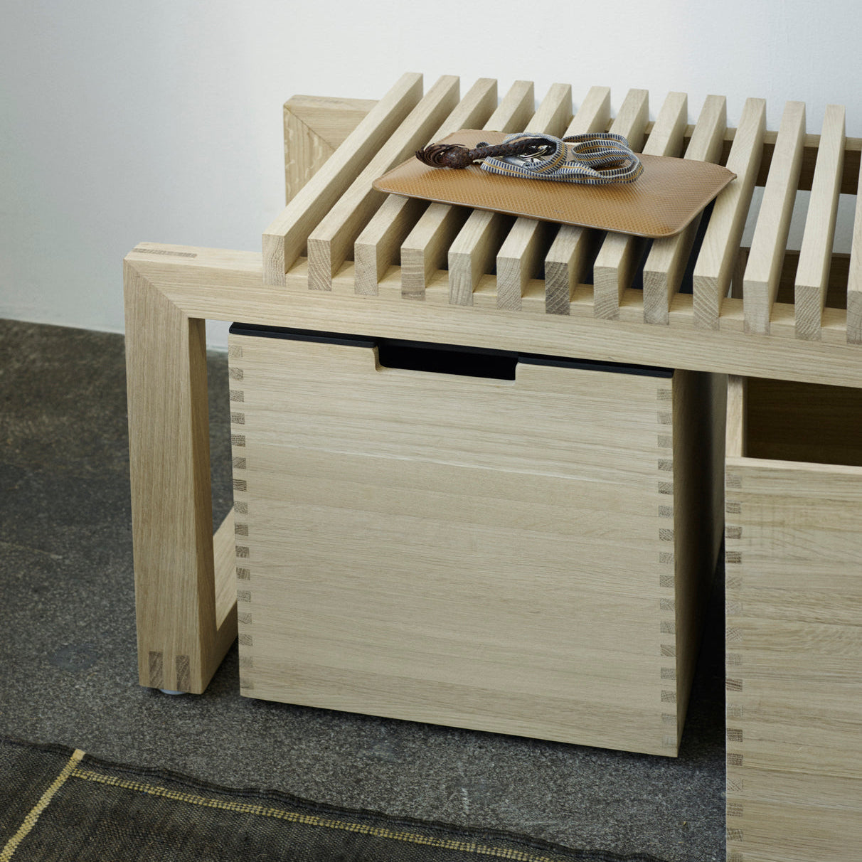 Cutter Bench Oak - Batten Home