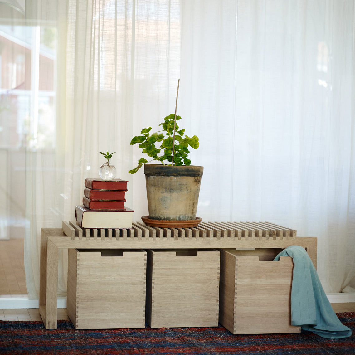Cutter Bench Oak - Batten Home