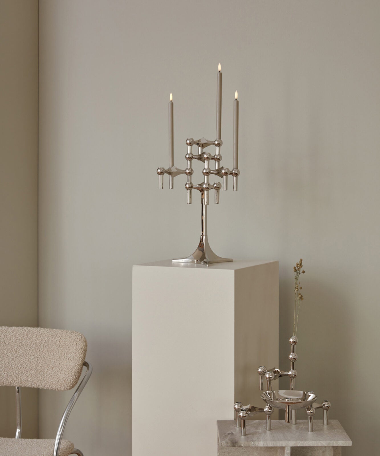 STOFF Nagel Stand, Chrome