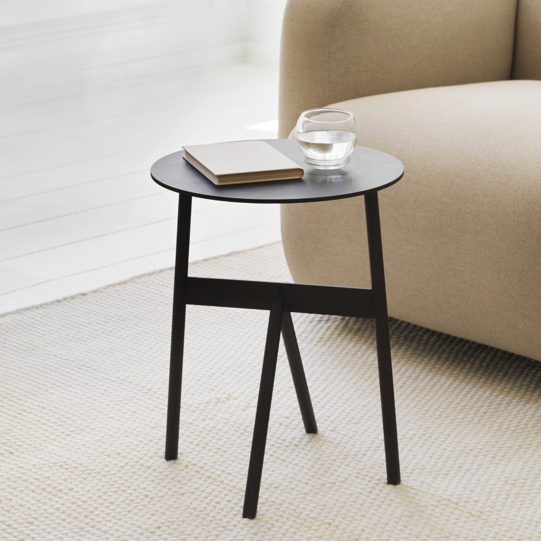 The Stock Table by Normann Copenhagen is a versatile, side table - that will fit into any space throughout the modern home. We love it next to a sofa topped with your favorite candle or current reading material, but it's also a perfect side table for the bedroom.