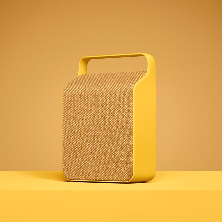 VifaOslo Bluetooth Wireless Portable Speaker Sand Yellow - Batten Home