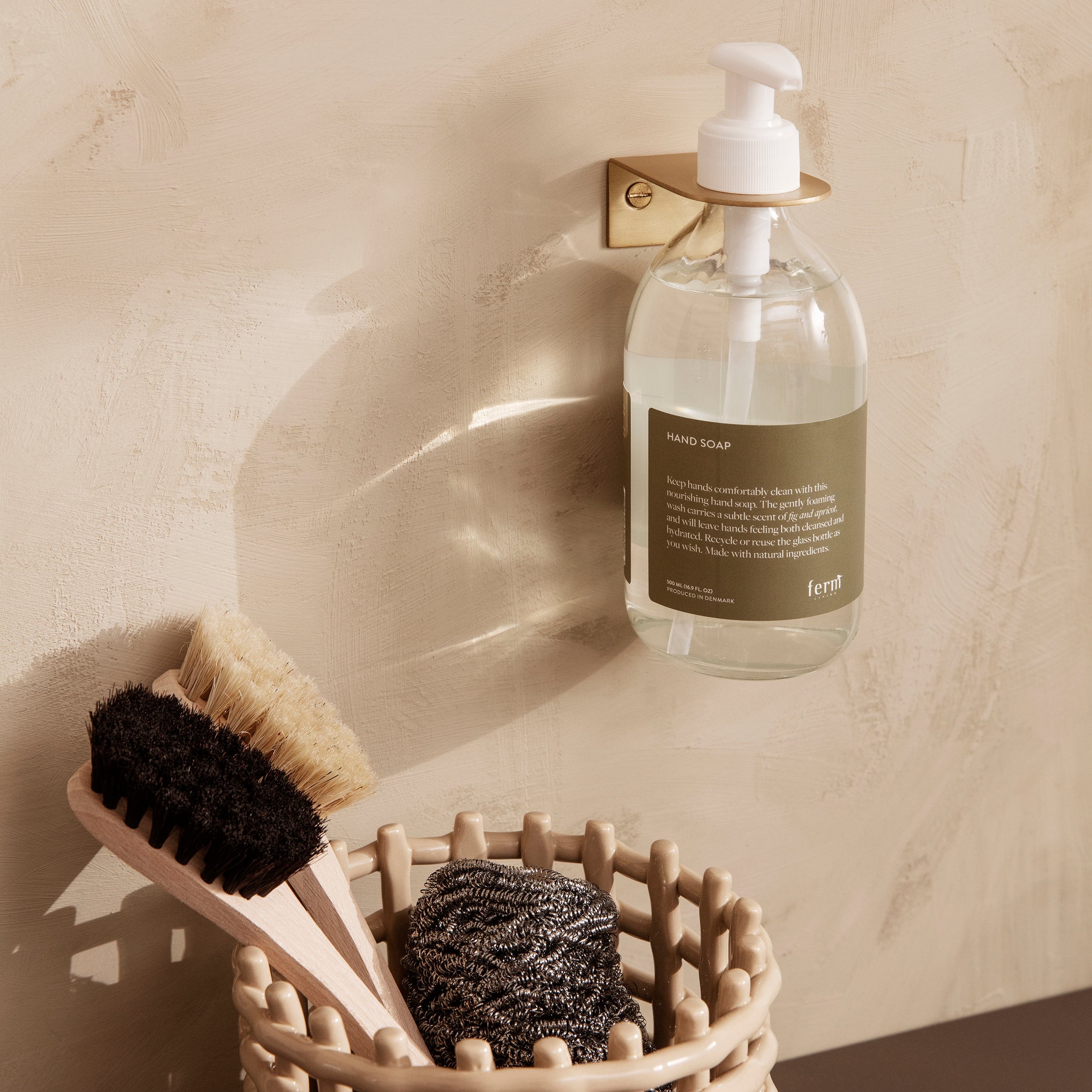 Basho Brass Wall Hanger