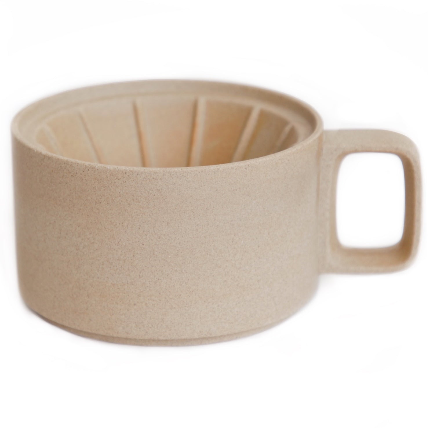 Hasami PorcelainCoffee Dripper in Natural - Batten Home