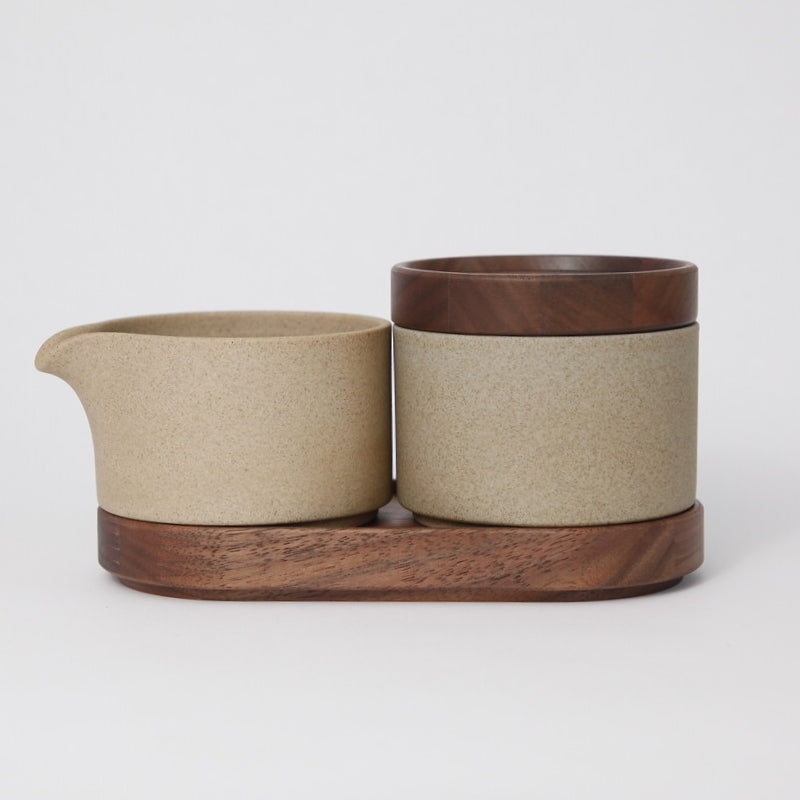 Hasami PorcelainSugar Bowl in Natural - Batten Home