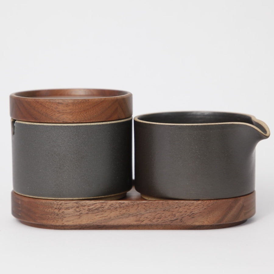Hasami PorcelainSugar Bowl in Black - Batten Home