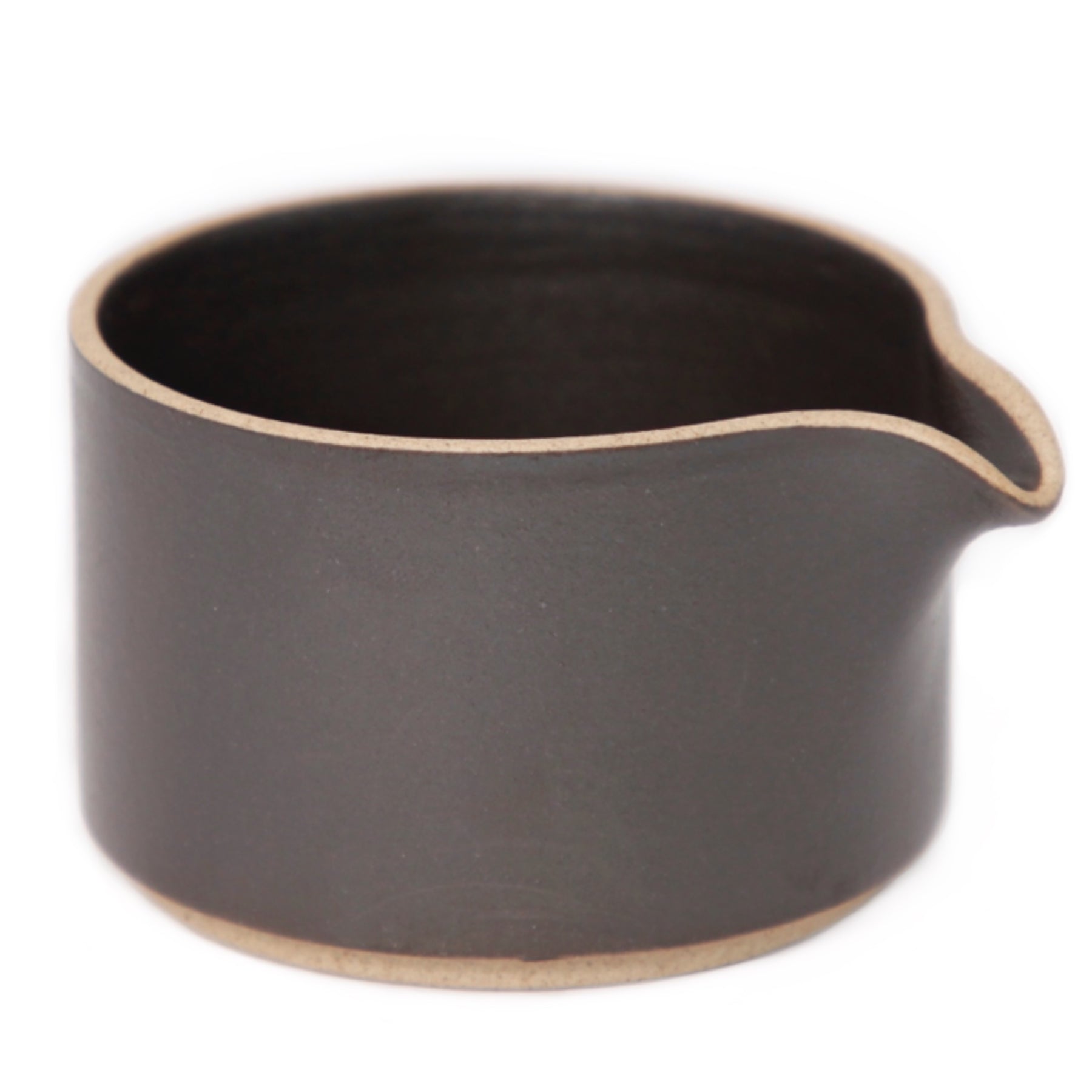 Hasami PorcelainMilk Creamer in Black - Batten Home