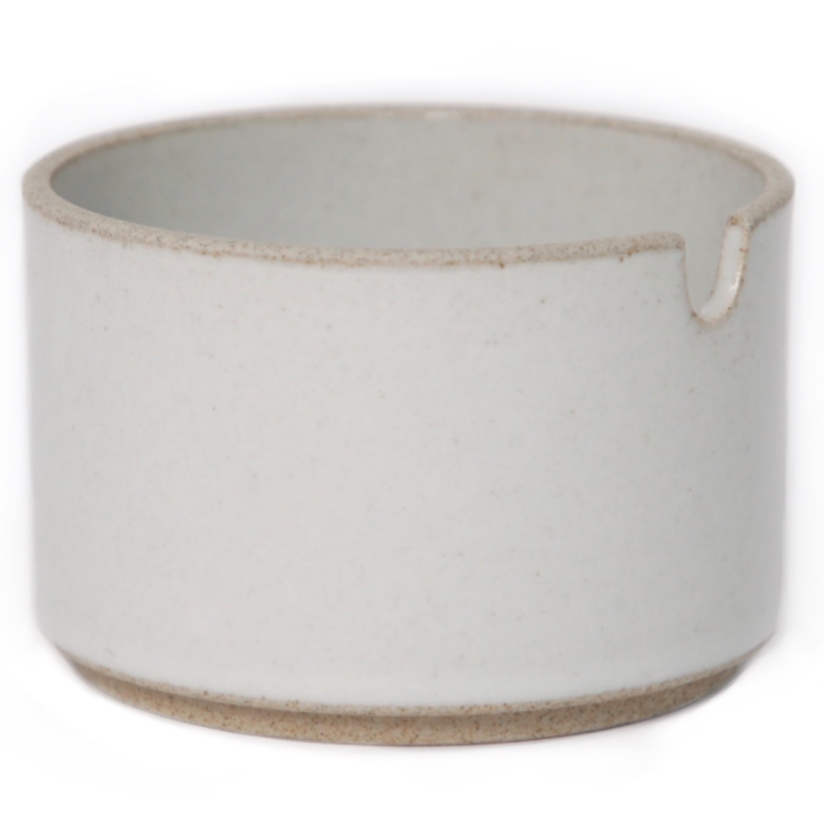 Hasami PorcelainSugar Bowl in Gloss Gray - Batten Home