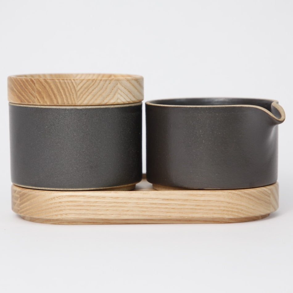 Hasami PorcelainSugar Bowl in Black - Batten Home