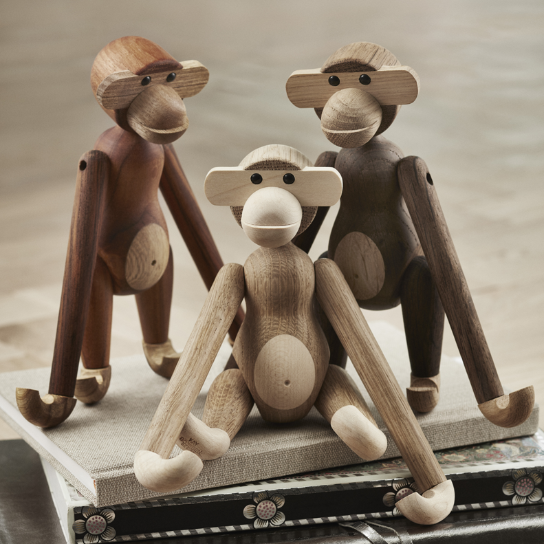 Kay Bojesen Monkey, Oak & Smoked Oak (1951)