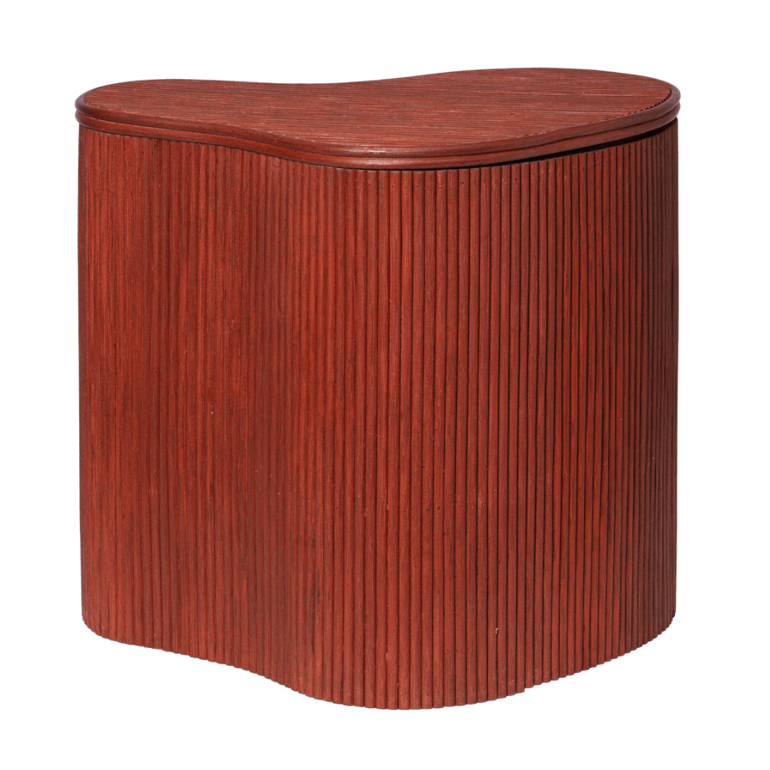 Ferm Living Isola Storage Table - Oxide Red - Batten Home