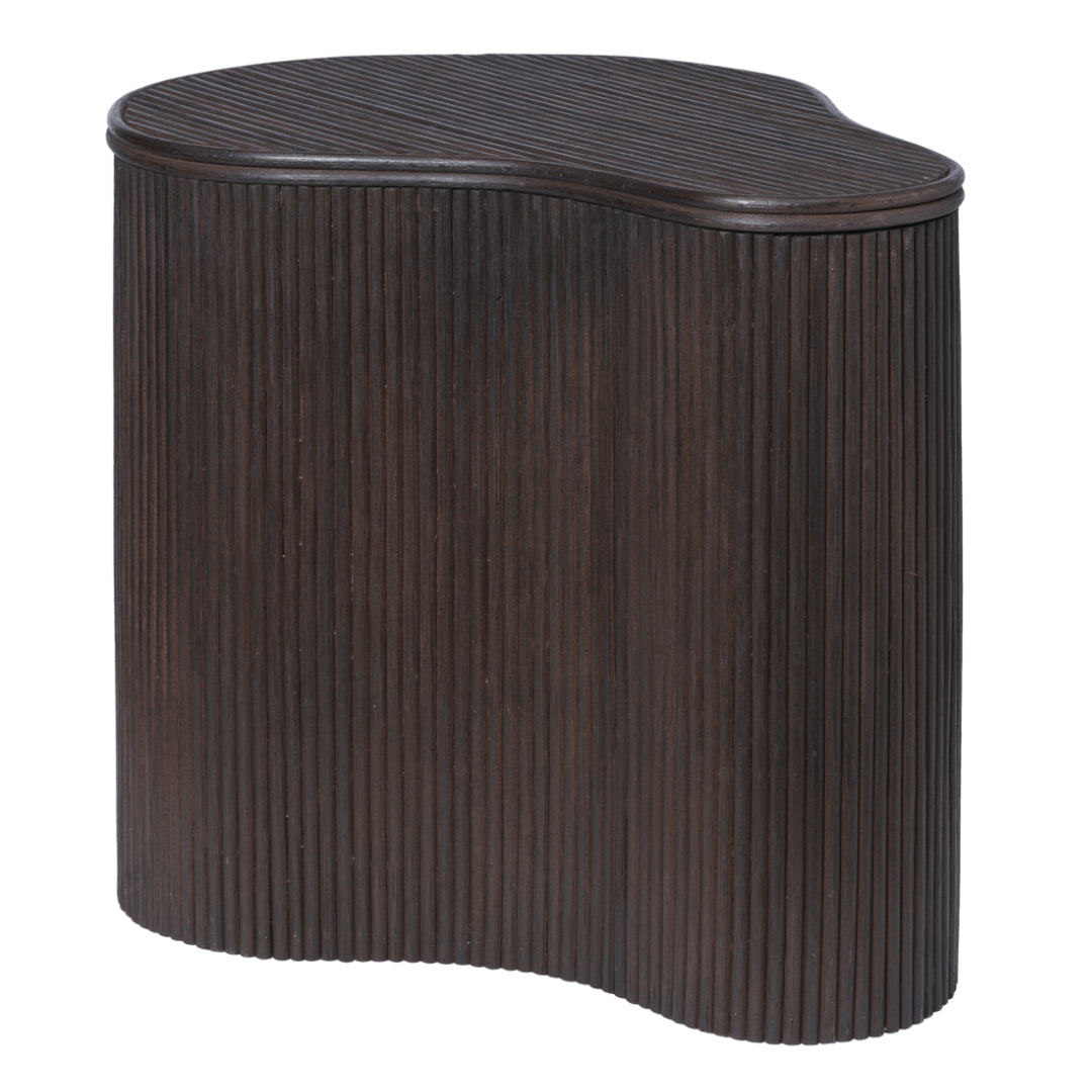 Ferm Living Isola Storage Table - Dark Stained - Batten Home