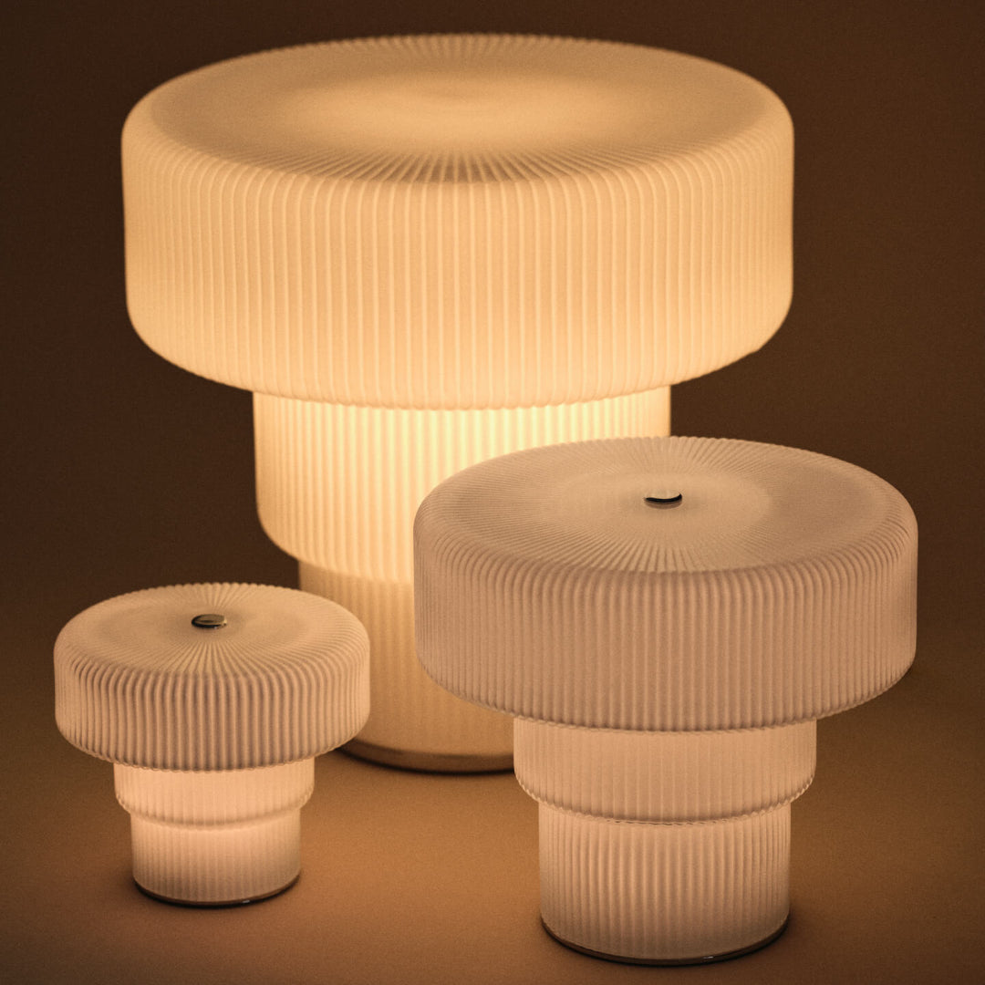 Ferm Living Ripple Portable Lamp - Medium - Batten Home