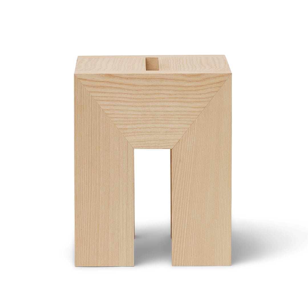 Form and Refine Monolith Side Table, Ash - Batten Home