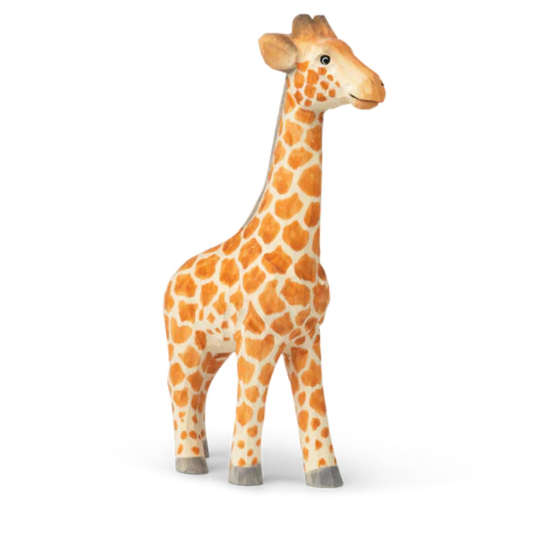 Animal Hand-Carved Wooden Toy - Giraffe